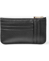 Aspinal of London - Ella Pebble Grain Leather Card And Coin Holder - Lyst