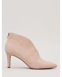 Phase Eight - Cut Out Suede Shoe Boots - Lyst