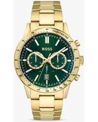 BOSS - Boss Allure Chronograph Date Bracelet Strap Watch - Lyst