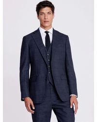 Moss - Regular Fit Check Suit Jacket - Lyst
