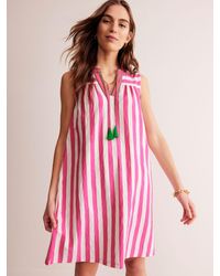 Boden - Nadine Striped Cotton Relaxed Dress - Lyst