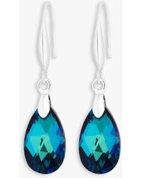 Jon Richard - Radiance Collection Crystal Pear Drop Earrings - Lyst