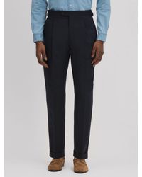 Reiss - Valentine Hopsack Trousers - Lyst