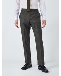 John Lewis - Super 100's Birdseye Regular Suit Trousers - Lyst