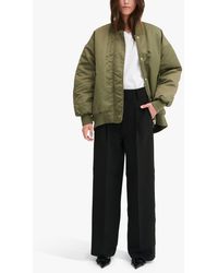 My Essential Wardrobe - Helga Reversible Padded Bomber Jacket - Lyst