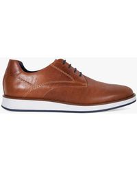 Dune - Beko Perforated Leather Gibson Shoes - Lyst