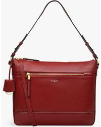 Radley Grosvenor Large Leather Shoulder Handbag in Tan (Brown) | Lyst UK