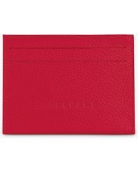 Longchamp - Le Foulonné Leather Card Holder - Lyst