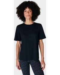 Sweaty Betty - Essential Organic Cotton Blend Crew Neck T-shirt - Lyst