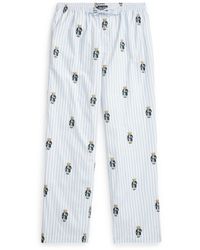 Ralph Lauren - Polo Bear Striped Cotton Lounge Pants - Lyst