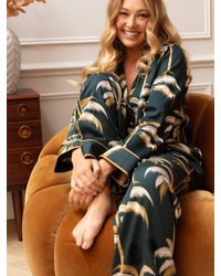 Fable & Eve - Pimlico Palm Print Pyjama Set - Lyst