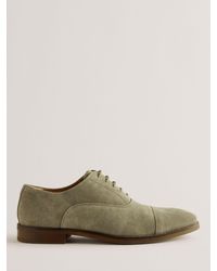 Ted Baker - Oxfoord Suede Oxford Shoes - Lyst