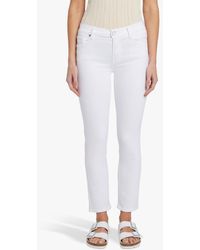 7 For All Mankind - Roxanne Slim Fit Ankle Jeans - Lyst