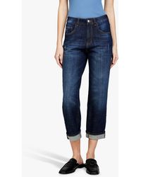 Sisley - Manhattan Cropped Straight Leg Jeans - Lyst