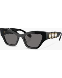 Swarovski - Sk6021 Polarised Cat Eye Sunglasses - Lyst
