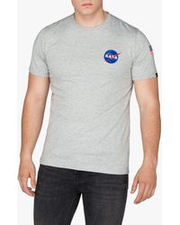 Alpha Industries - X Nasa Space Shuttle Logo Crew Neck T-shirt - Lyst