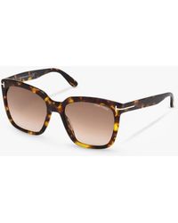 Tom Ford - Ft0502 Square Sunglasses - Lyst