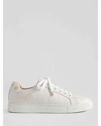 LK Bennett - Signature Low Top Leather Trainers - Lyst