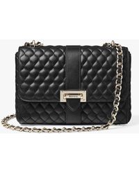 Aspinal of London - Lottie Large Smooth Quilted Leather Shoulder Bag - Lyst