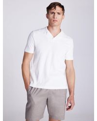 Moss - Terry Towelling Polo Shirt - Lyst