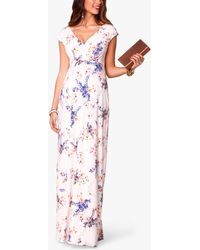 TIFFANY ROSE - Alana Japanese Garden Print Maternity Maxi Dress - Lyst