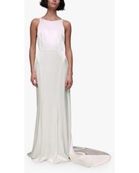 Whistles - Lina Satin Wedding Dress - Lyst