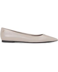 Tommy Hilfiger - Essential Pointed Toe Leather Pumps - Lyst