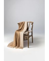 Johnstons of Elgin - Reversible Cashmere Throw - Lyst