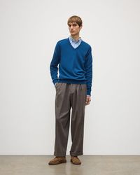 Johnstons of Elgin - Reuben Cashmere V Neck Jumper - Lyst