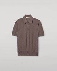 Johnstons of Elgin - Fin Superfine Cashmere Polo Shirt - Lyst