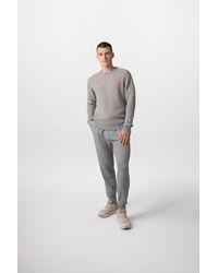 Johnstons of Elgin - Textured Waffle Rib Cashmere Jumper - Lyst