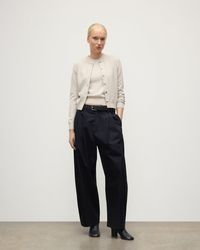 Johnstons of Elgin - Iris Natural Classic Cashmere Cardigan - Lyst