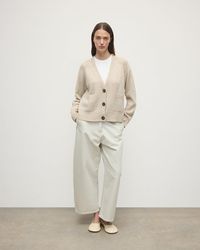Johnstons of Elgin - Donegal Cashmere V Neck Cardigan - Lyst