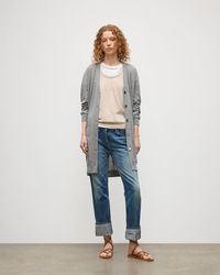 Johnstons of Elgin - Elise Long Superfine Cashmere Cardigan - Lyst