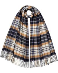 Johnstons of Elgin - House Check Cashmere Stole - Lyst