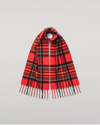 Johnstons of Elgin - Mach Royal Stewart Tartan Scarf - Lyst