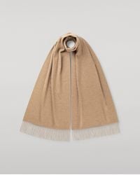 Johnstons of Elgin - Wide Light Cashmere Scarf - Lyst