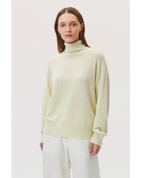 Johnstons of Elgin - Gauzy Cashmere Roll Neck Light Jumper - Lyst
