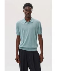 Johnstons of Elgin - Superfine Cashmere Light Polo Shirt - Lyst