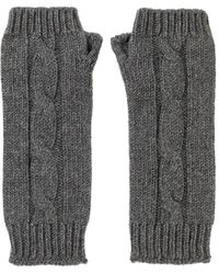 Johnstons of Elgin - Cable Cashmere Wrist Warmers - Lyst