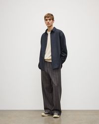 Johnstons of Elgin - Corrie Leman & Abisso Twill Overshirt - Lyst