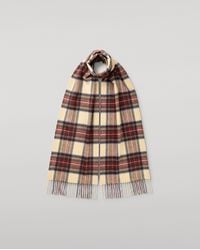 Johnstons of Elgin - Hessian Dress Stewart Tartan Cashmere Scarf - Lyst