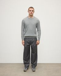 Johnstons of Elgin - Cable Knit Light Cashmere Jumper - Lyst