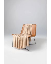 Johnstons of Elgin - Texture Knitted Cashmere Throw - Lyst