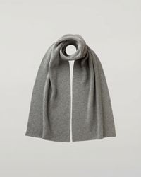 Johnstons of Elgin - Ribbed Light Cashmere Scarf - Lyst