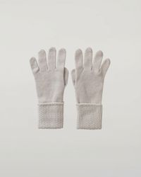 Johnstons of Elgin - Seed Stitch Cashmere Gloves - Lyst