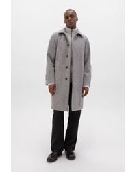 Johnstons of Elgin - 'The Balmacaan' Coat - Lyst