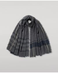 Johnstons of Elgin - Gullane Dark Cashmere Stole - Lyst