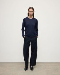 Johnstons of Elgin - Superfine Cashmere Dark Jumper - Lyst