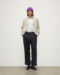 Johnstons of Elgin - Mabel Aran Cable Cashmere Cardigan - Lyst